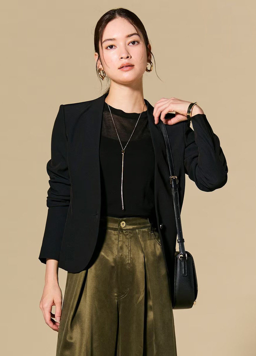 經典LUIZA無領西裝外套